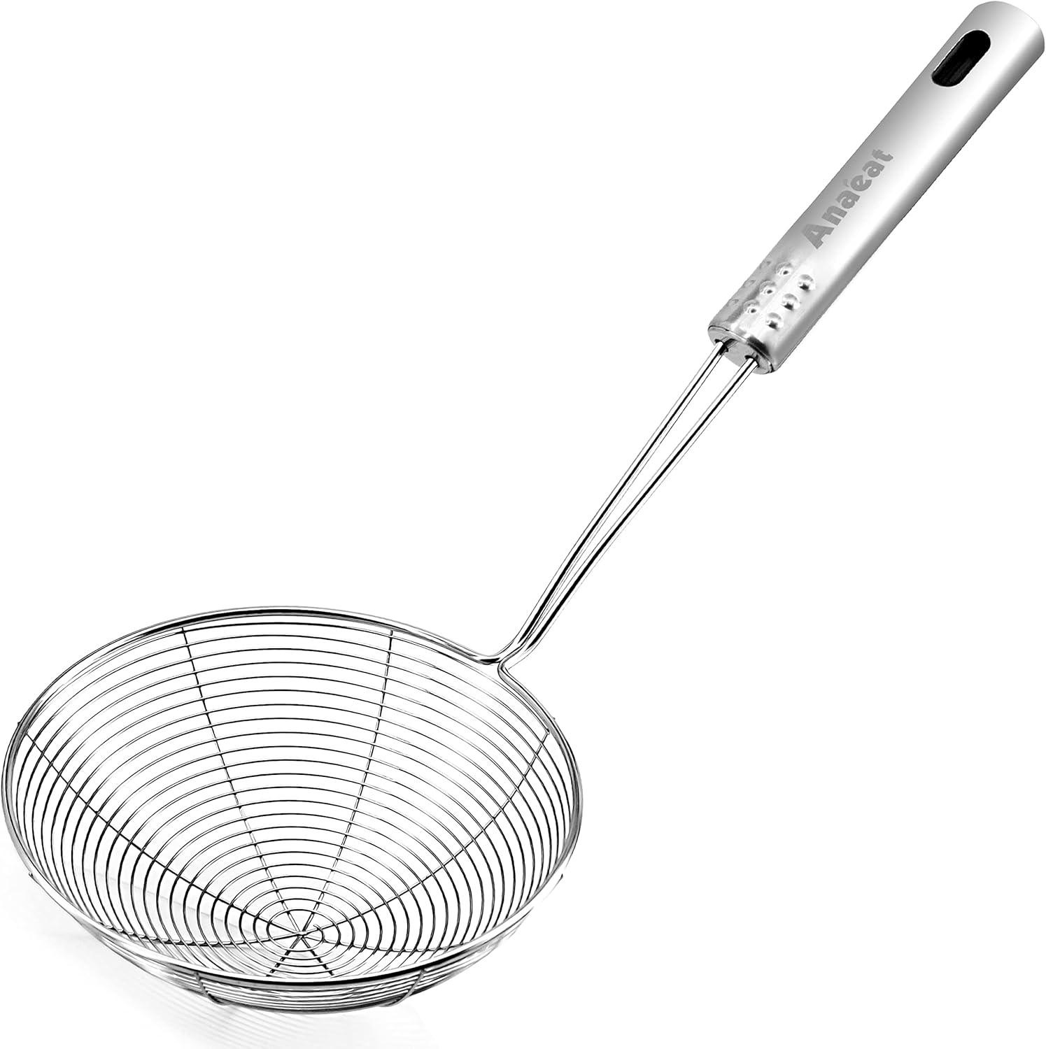 Anaeat 53 Stainless Steel Spider Skimmer with Long Handle
