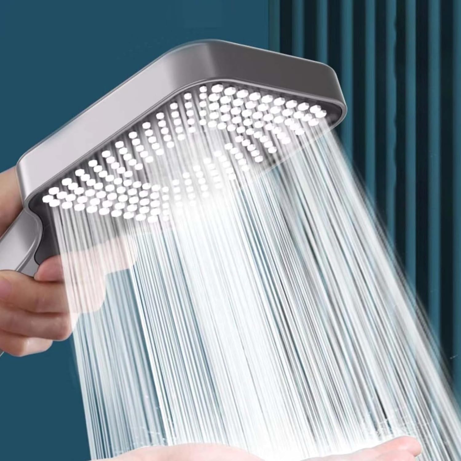 Powerful High-Pressure Handheld Shower with 4 Spray Modes for Easy Cleaning