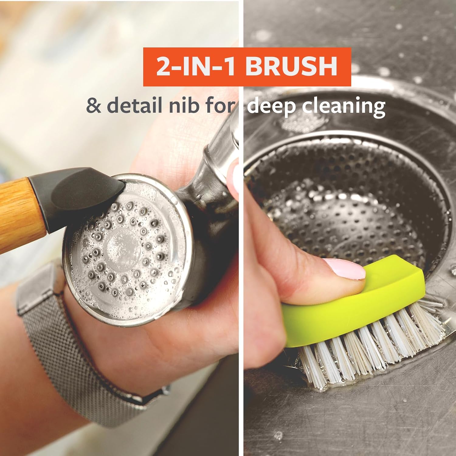 Full Circle Micro Manager Cleaning Brush Green 1