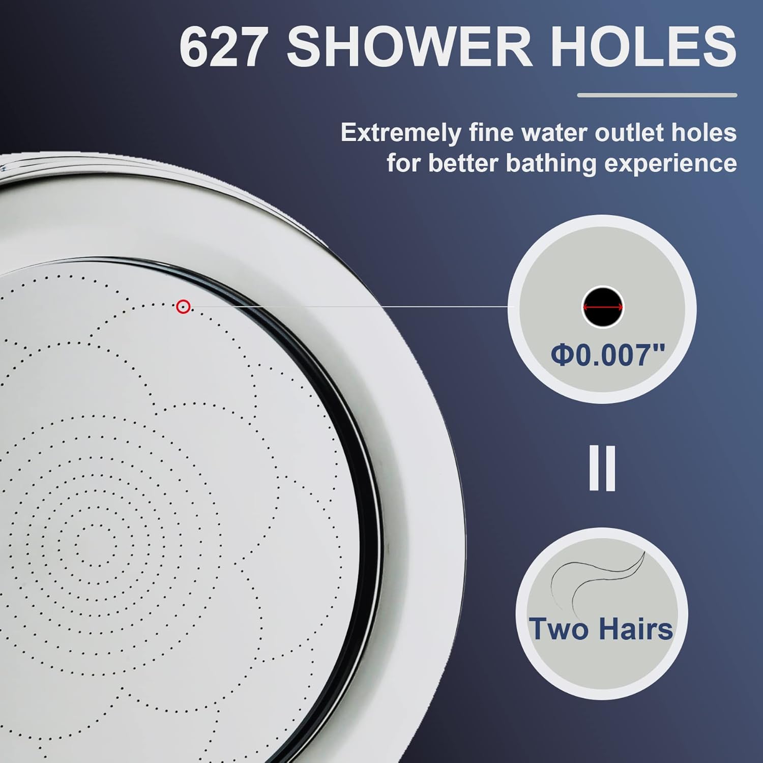 Vanclaim Luxurious Handheld Shower Head