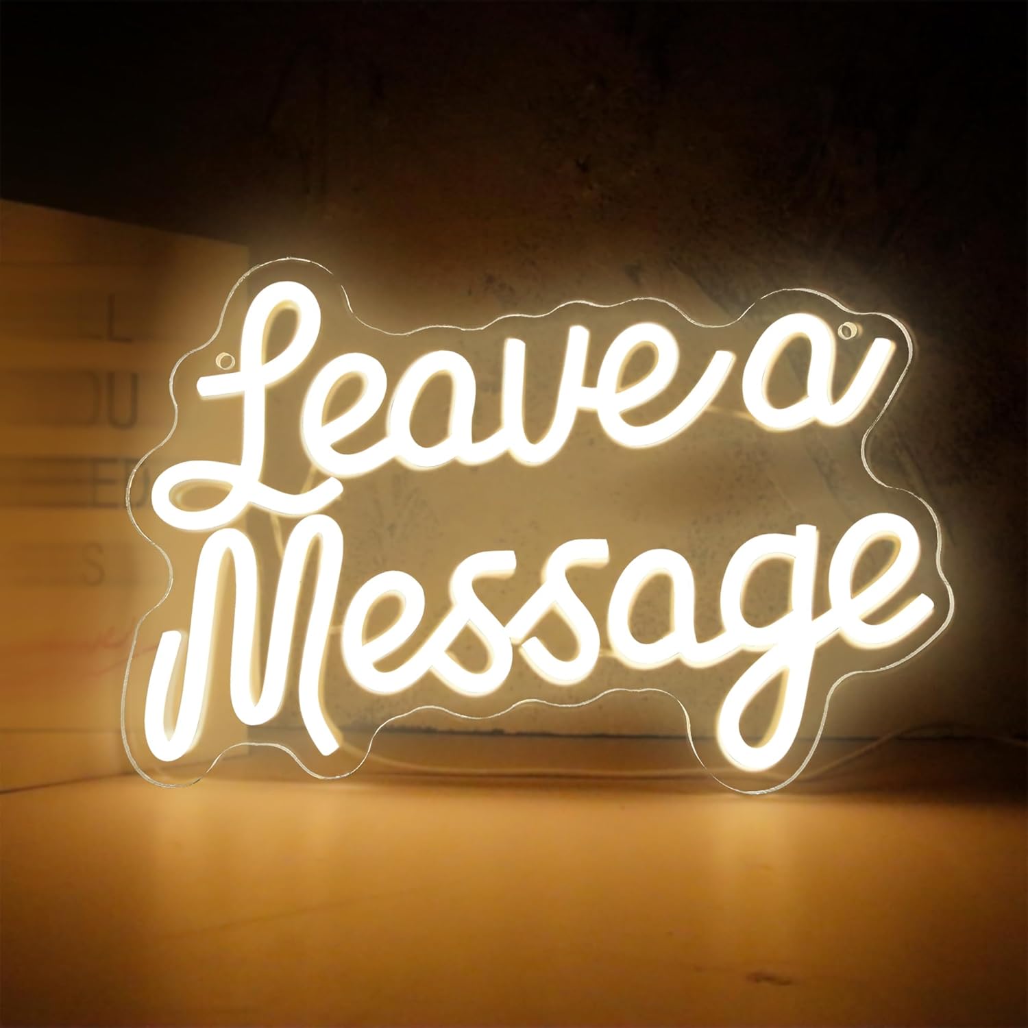 Dracey Leave a Message Neon Sign Wall Decor
