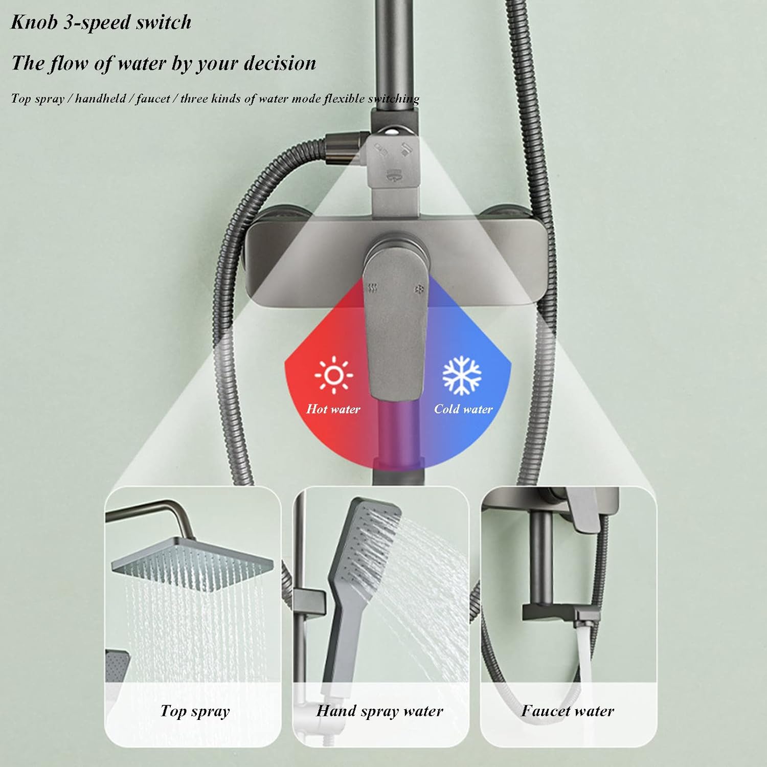 HD Rainfall Shower Head