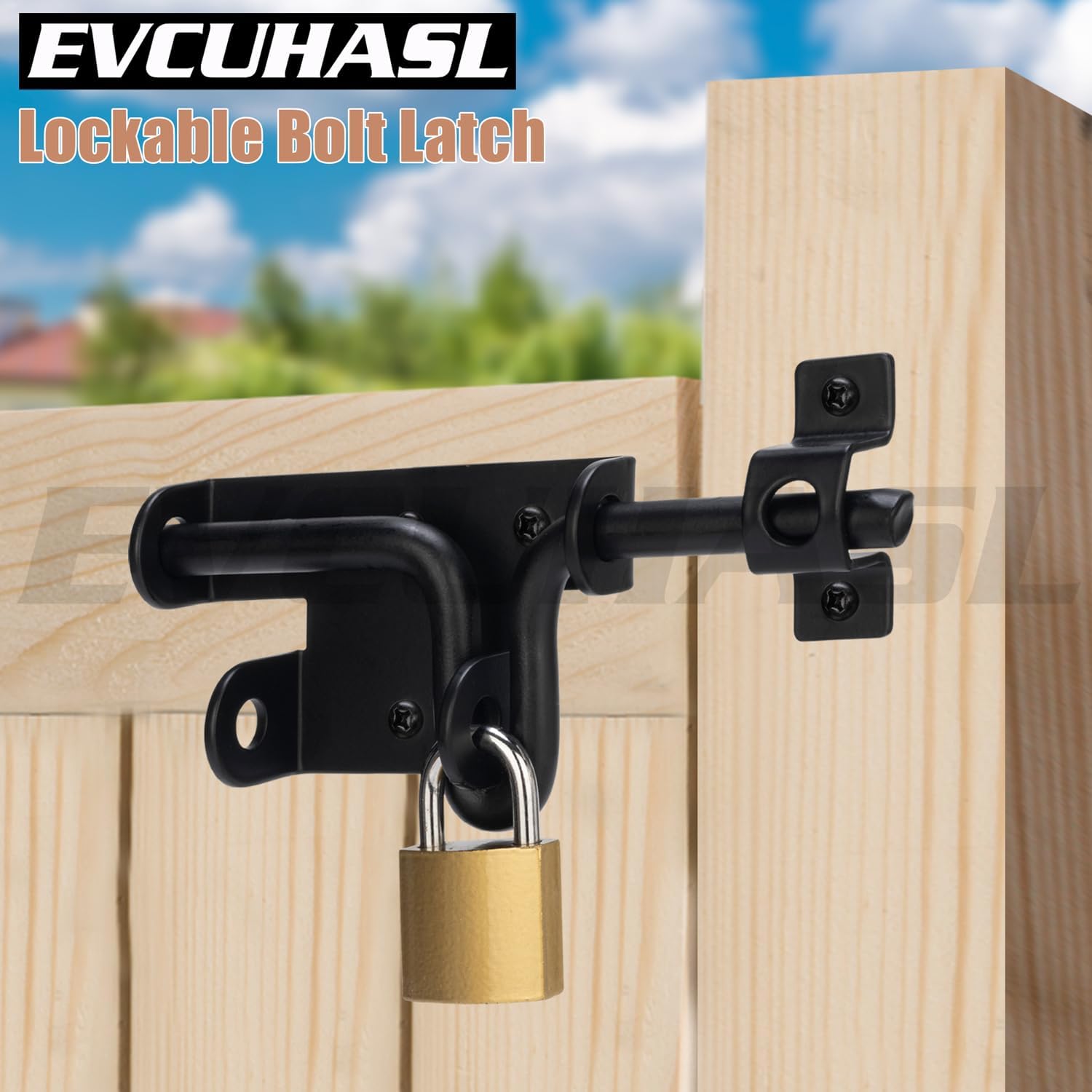 EVCUHASL Slide Bolt Gate Latch Set
