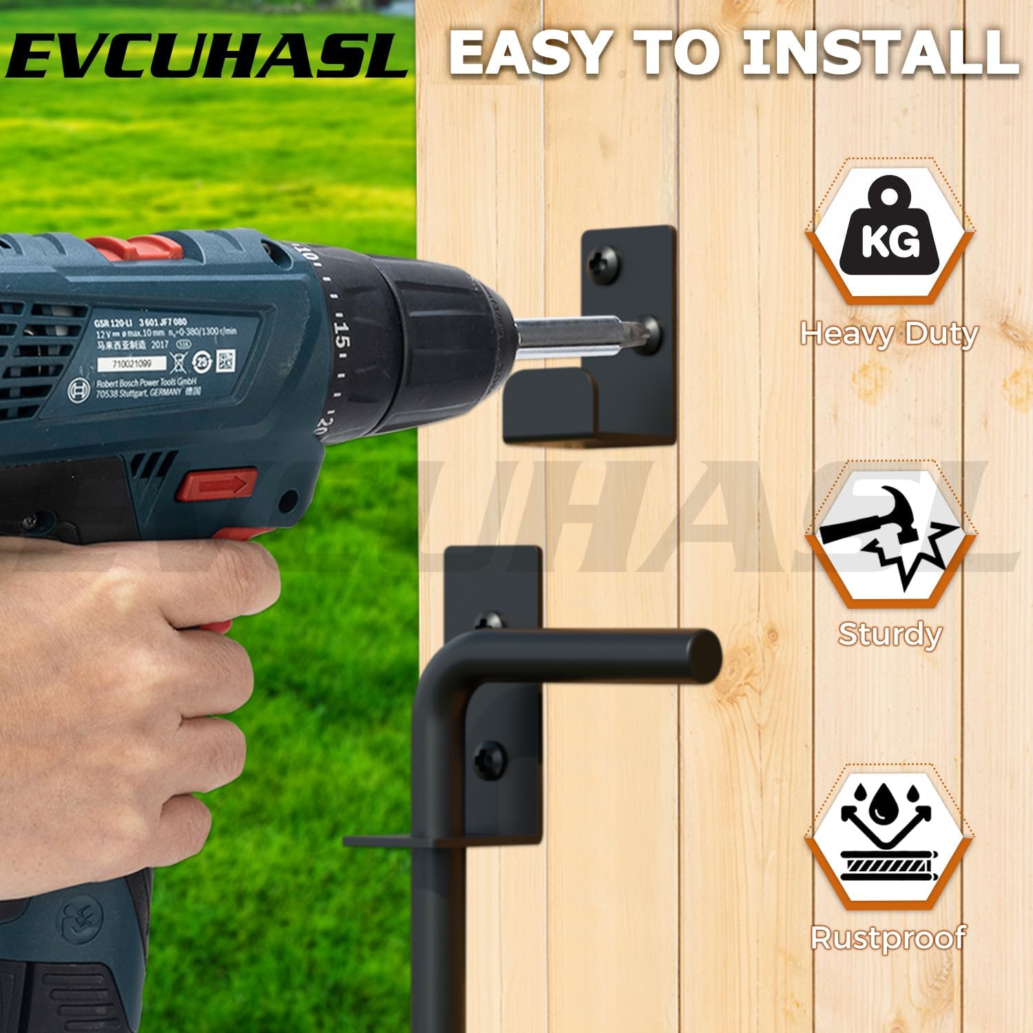 Sturdy 18 Gate Drop Rod for Protecting Your Gate Lid from Movement