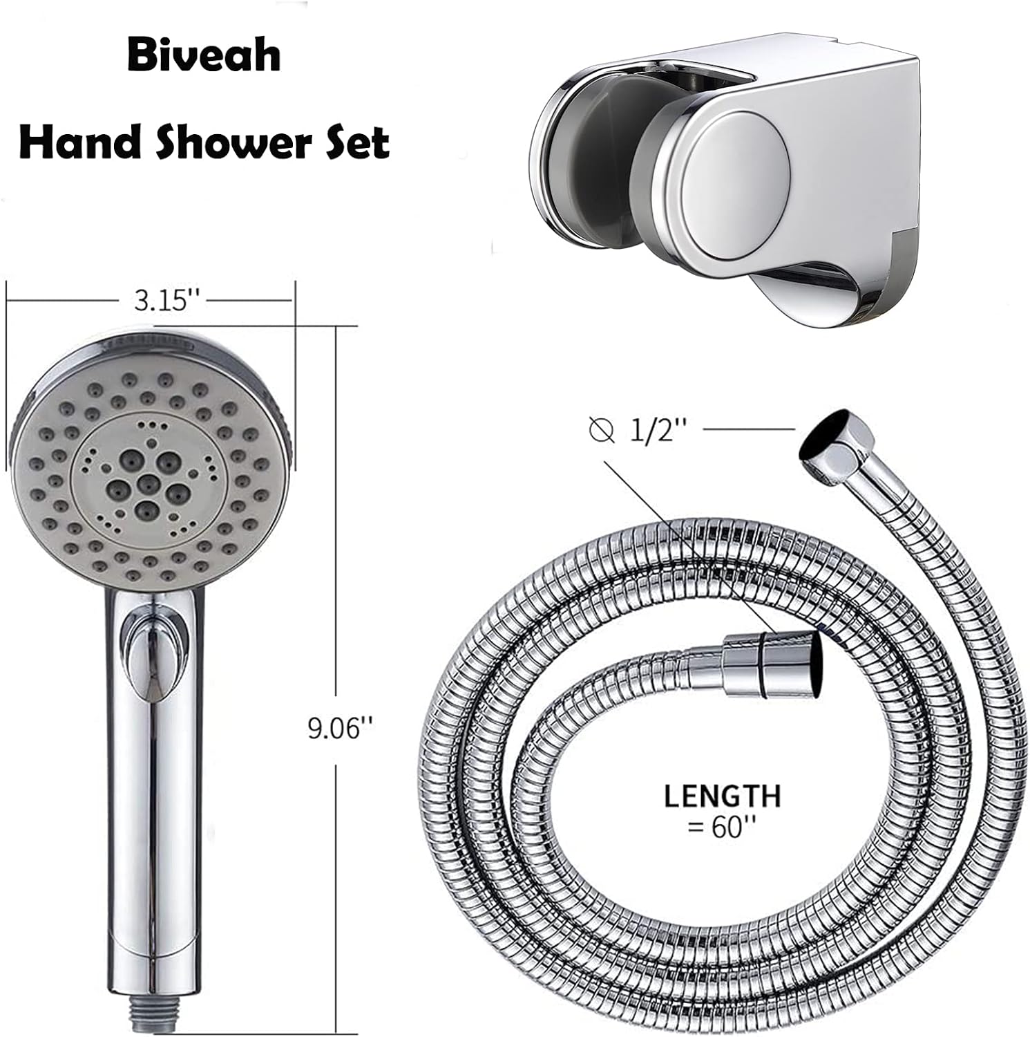 Durable Handheld Shower Head