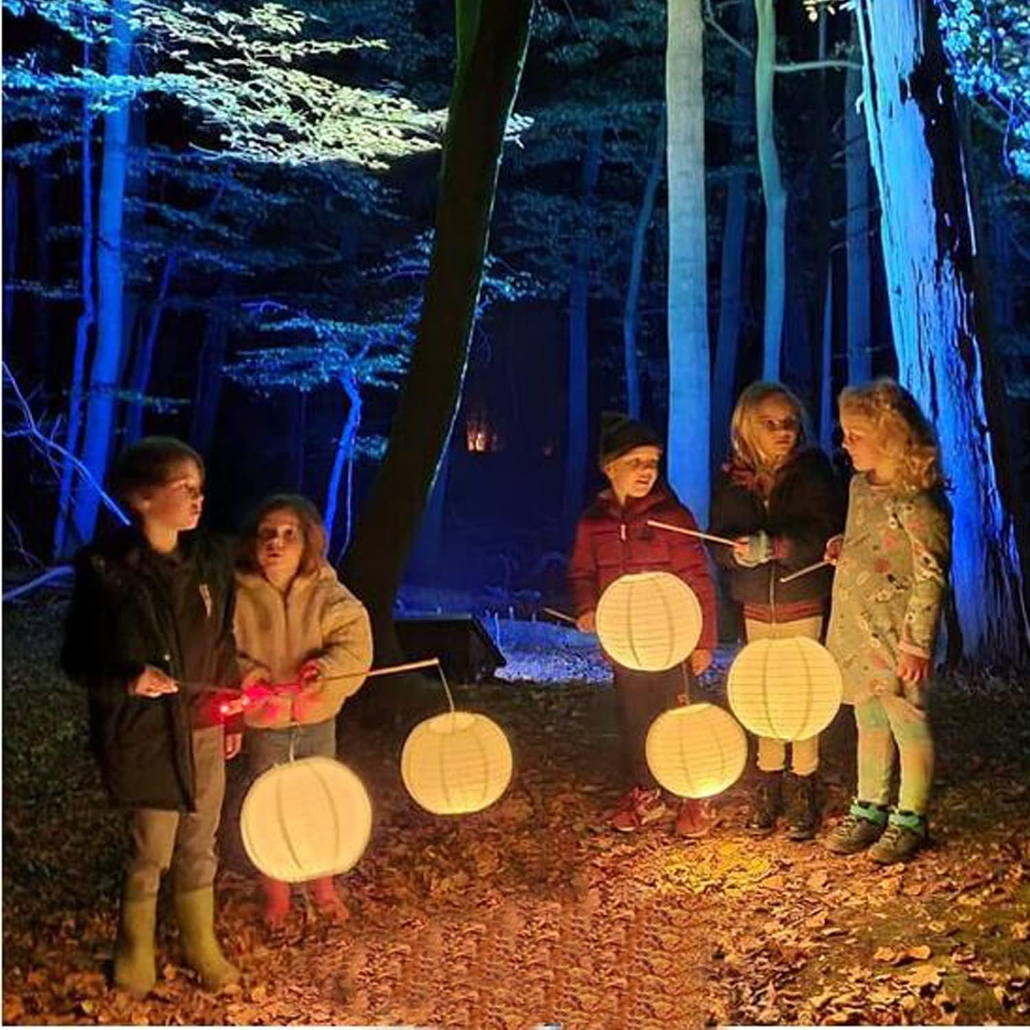 KITOSUN 30 Pack Warm White Paper Lantern LED Lights