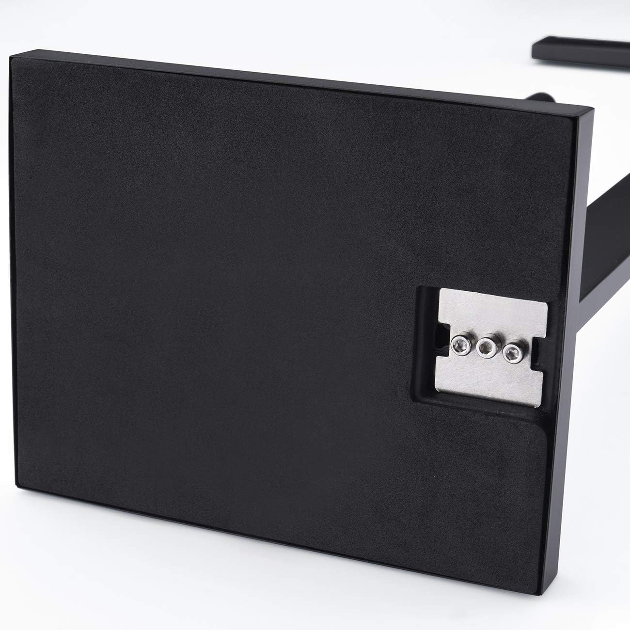 Miyili Matte Black Free Standing Toilet Paper Holder