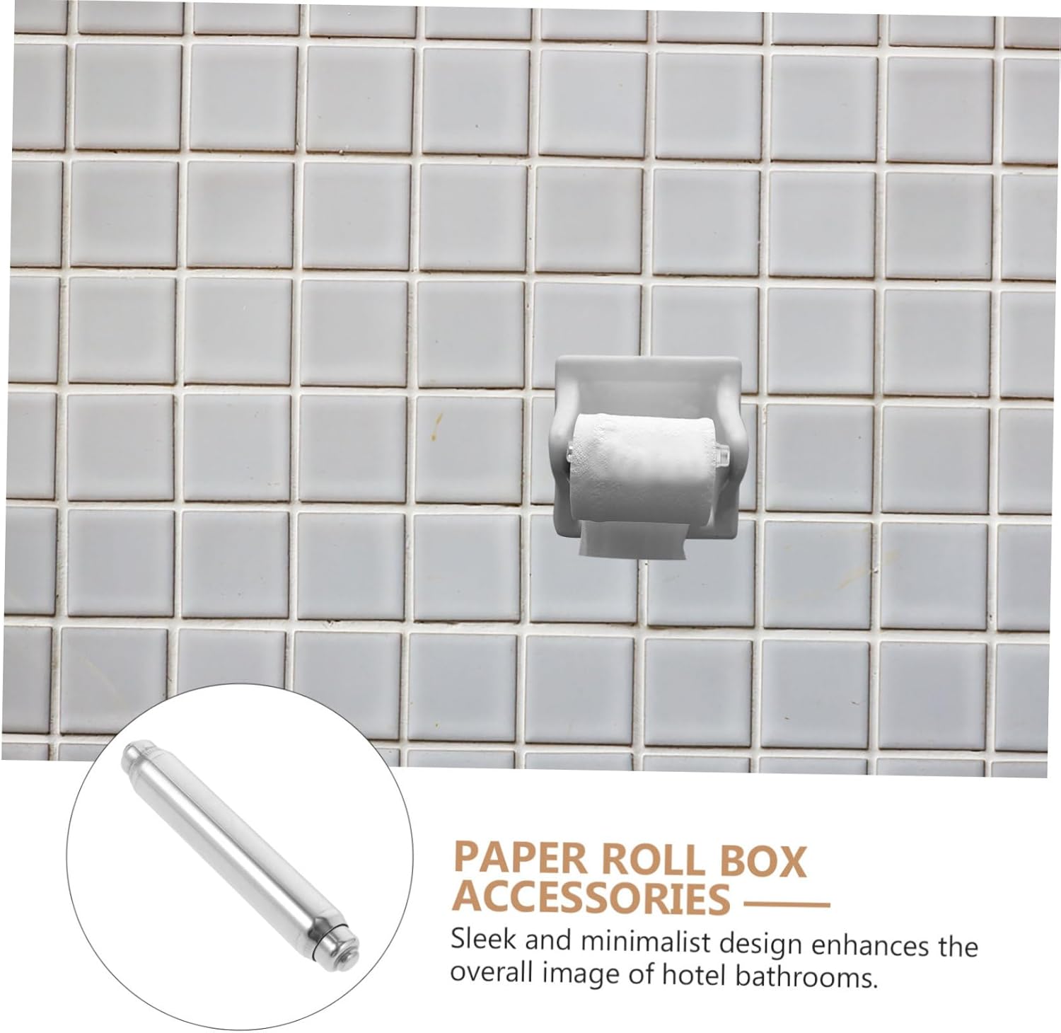 OHPHCALL Toilet Paper Holder Stainless Steel Rod Replacement