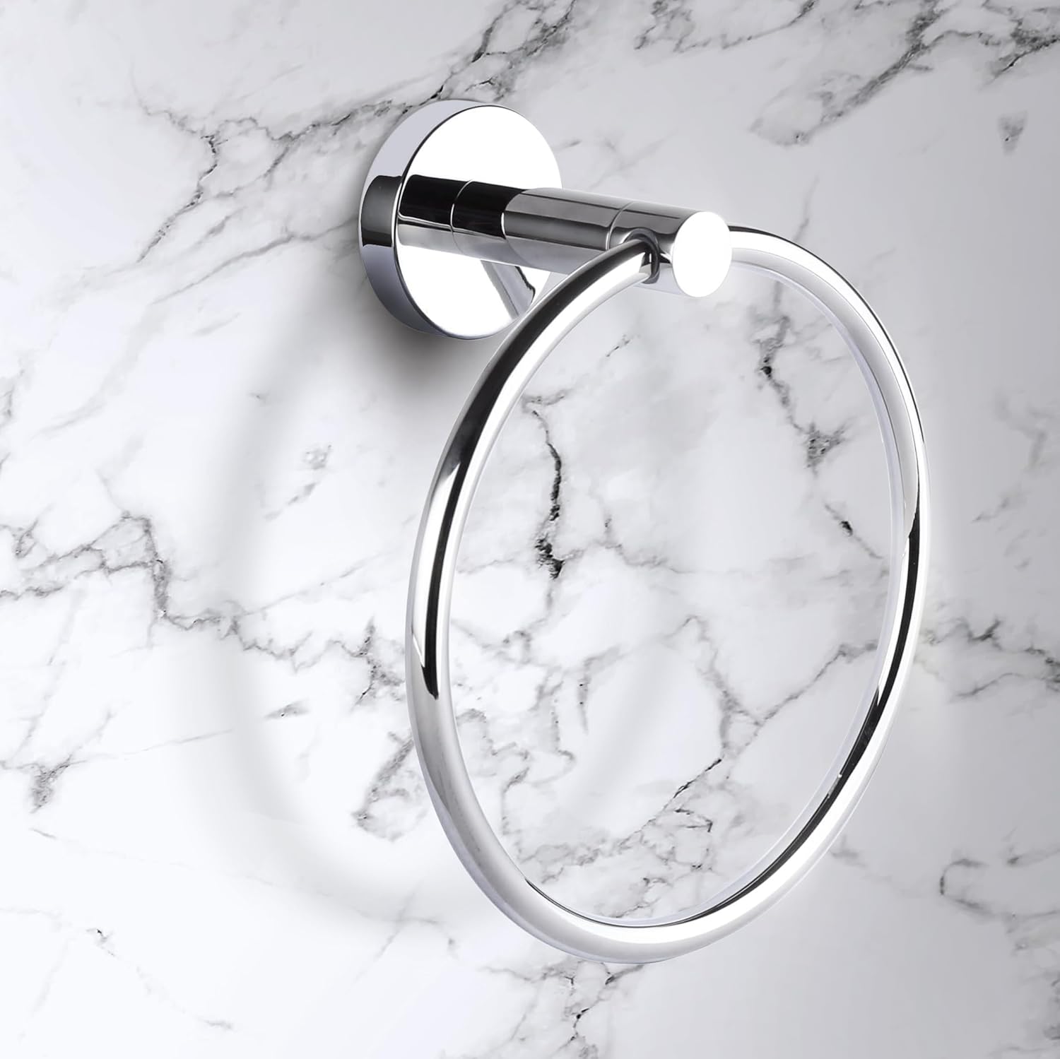 Canarm Cain Polished Chrome Towel Ring 675 Inch