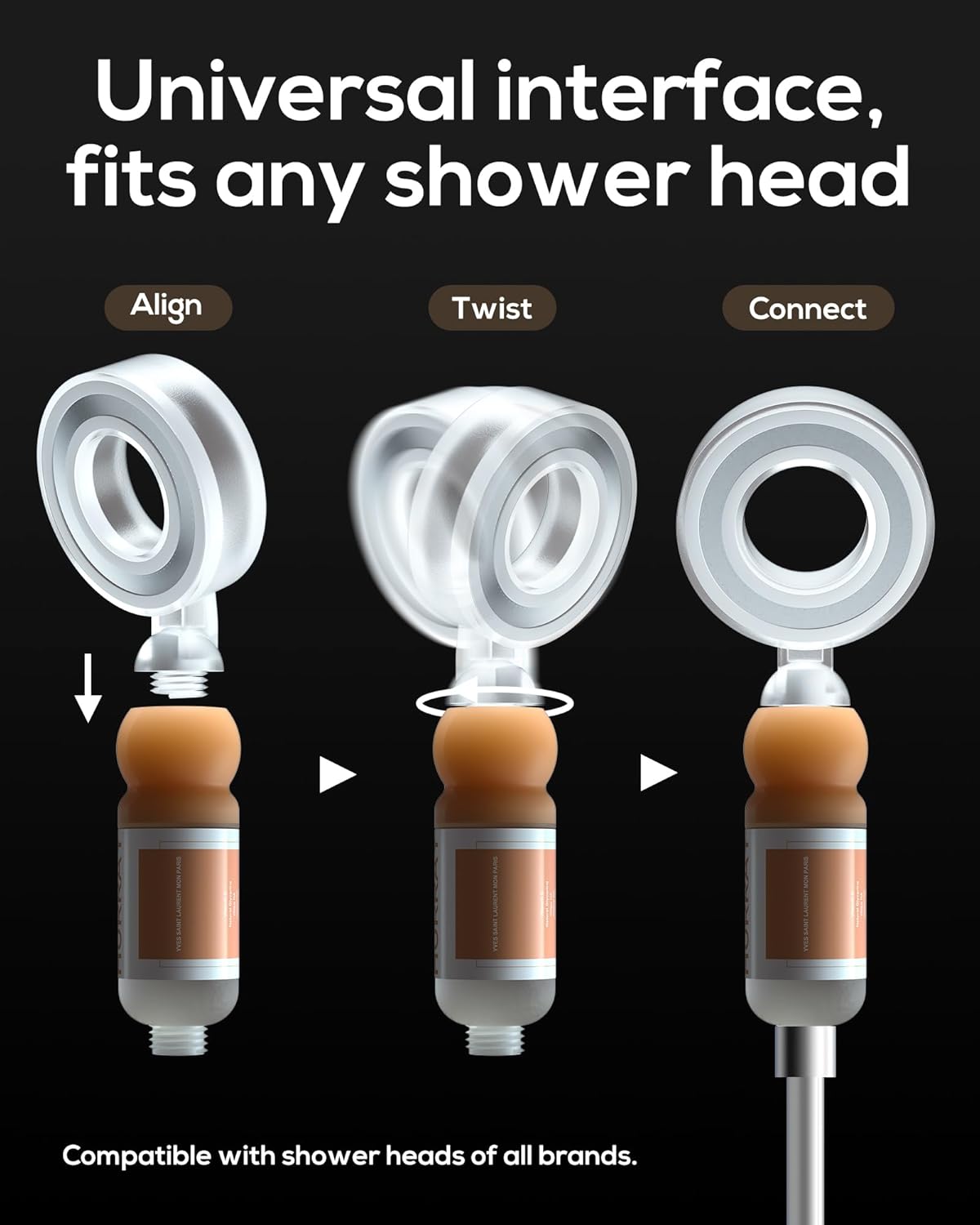 Handheld Aromatherapy Shower Head for Hard Water - Soft Water Experience