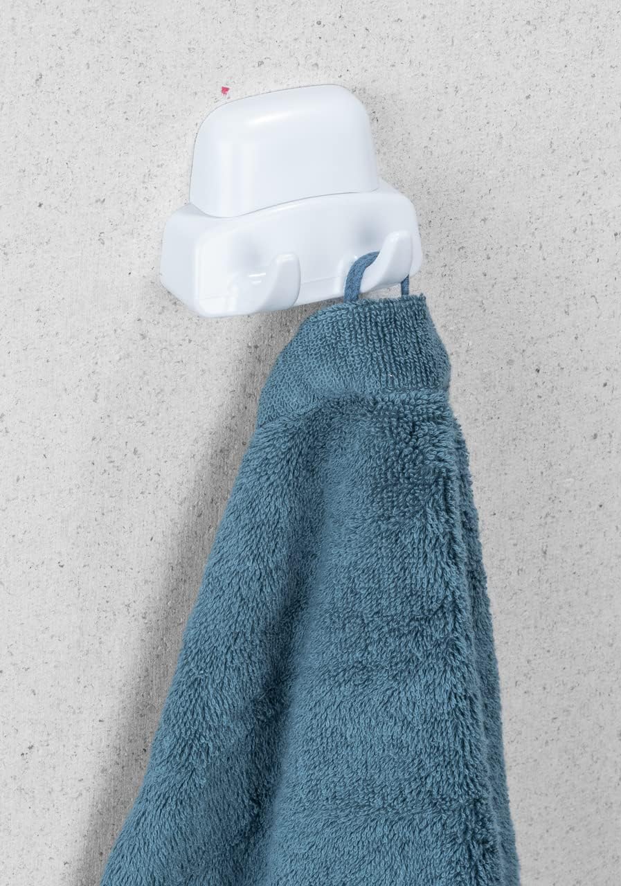 Wenko Wall Hook Duo Pure White 45 x 8 x 55 cm