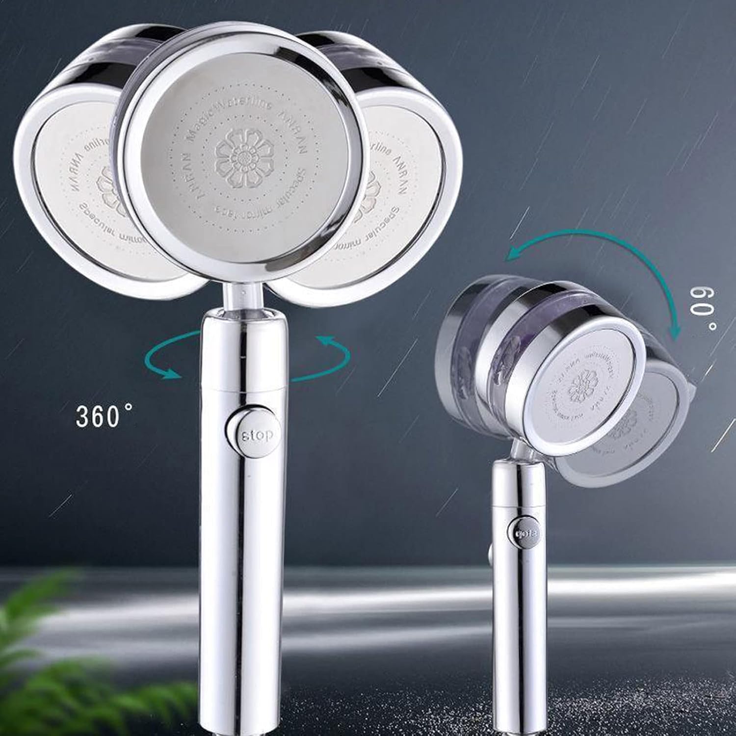 Compact Handheld Shower Head for Quick Cleanings
