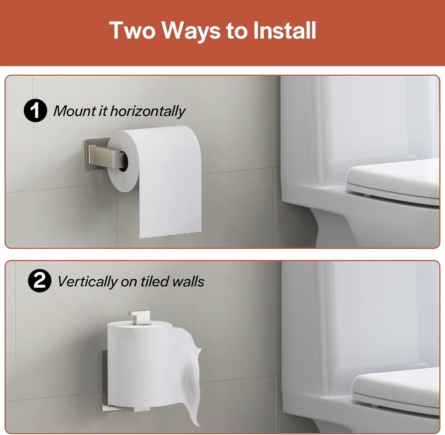 Empava Self-Adhesive Toilet Paper Holder