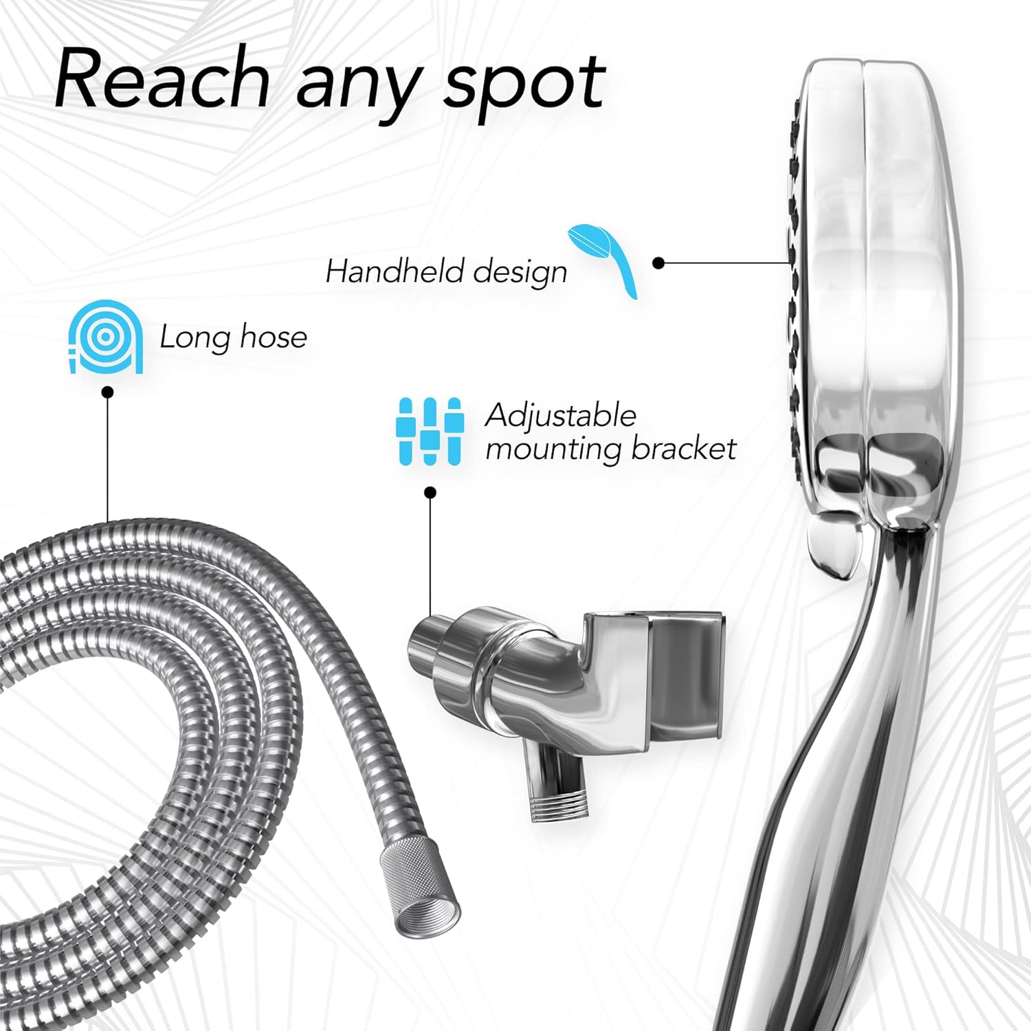 Matstrom Handheld Shower Head spa-grade performance for everyday use