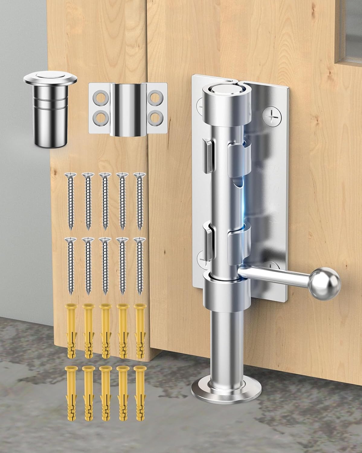 SecurePath Heavy Duty Barn Door Latch Hardware