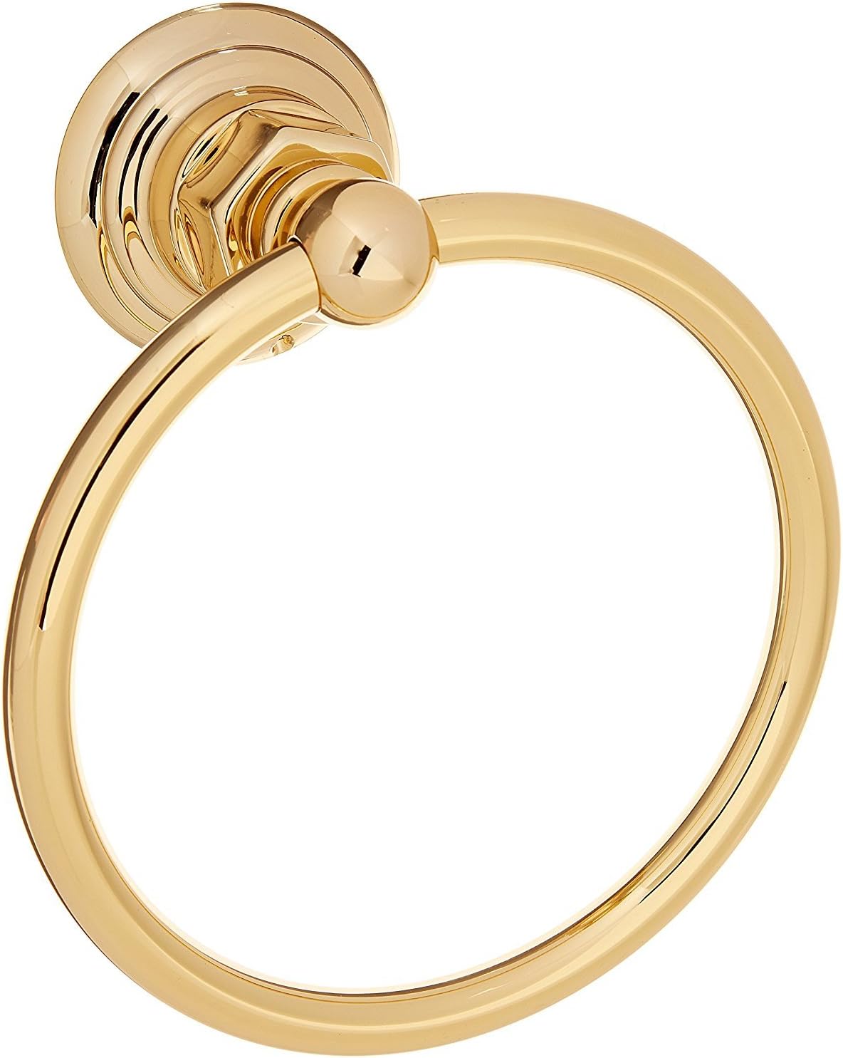 ROHL Country Bath Towel Ring Inca Brass