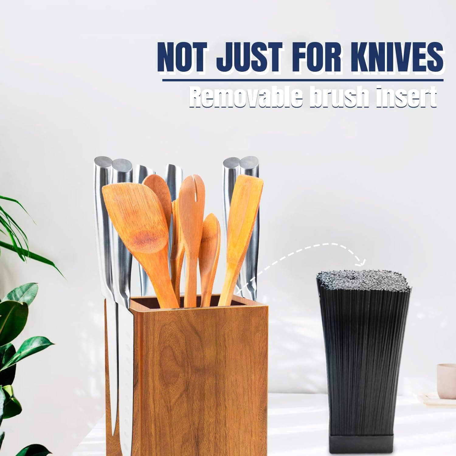 Dmore Magnetic Knife Block Stand with 360 Rotation
