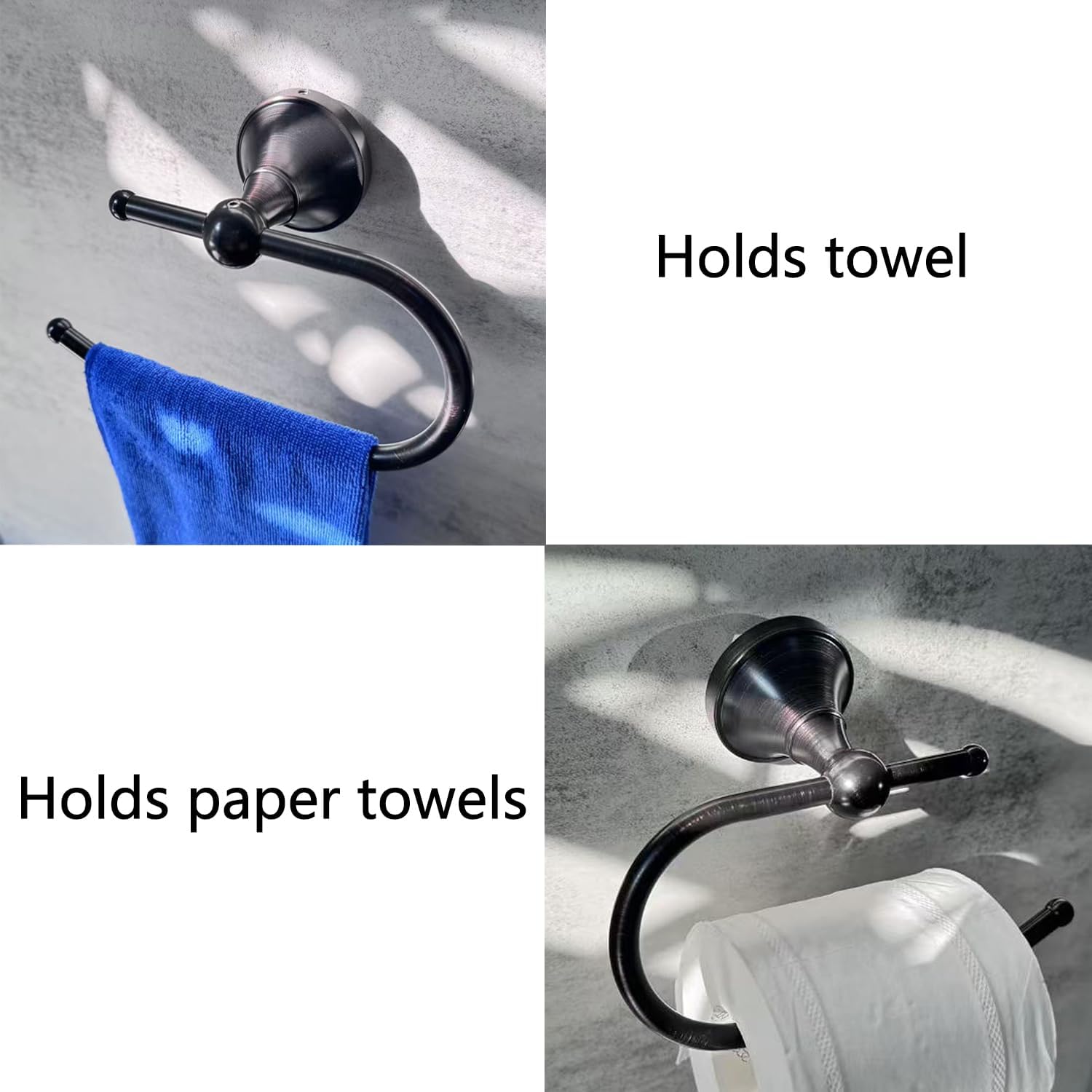 Celbon Brused Bronze Toilet Paper Holder Wall Mounted