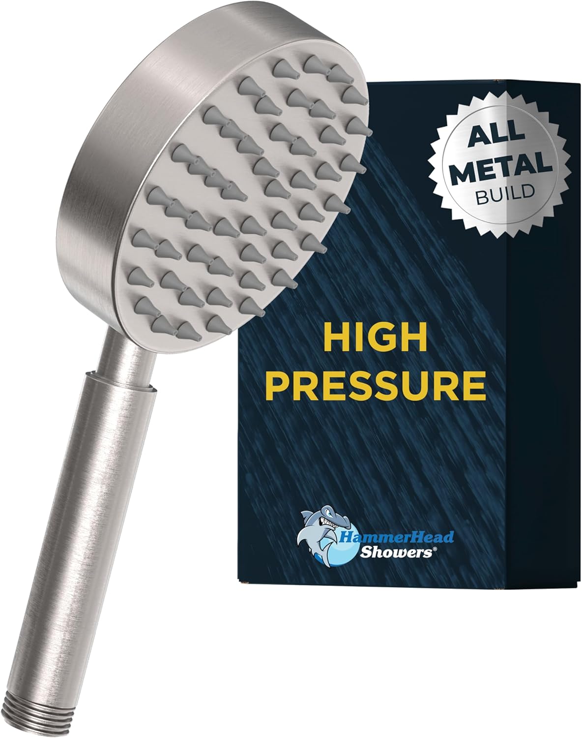 Premium All-Metal Handheld Shower Head