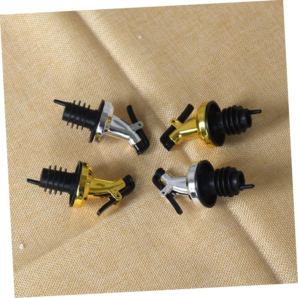 Alipis 12 Pcs Oil Nozzle Dispenser Set with Brush Lid