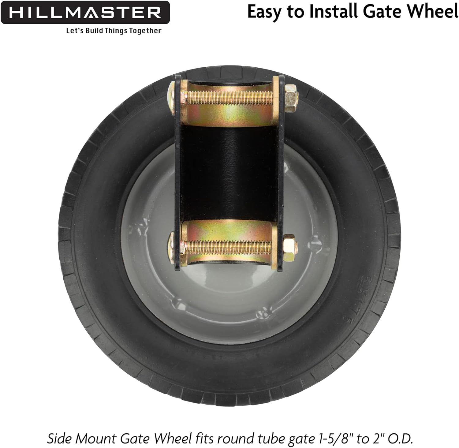 Durable Gate Helper for Swing Chain Link Fences