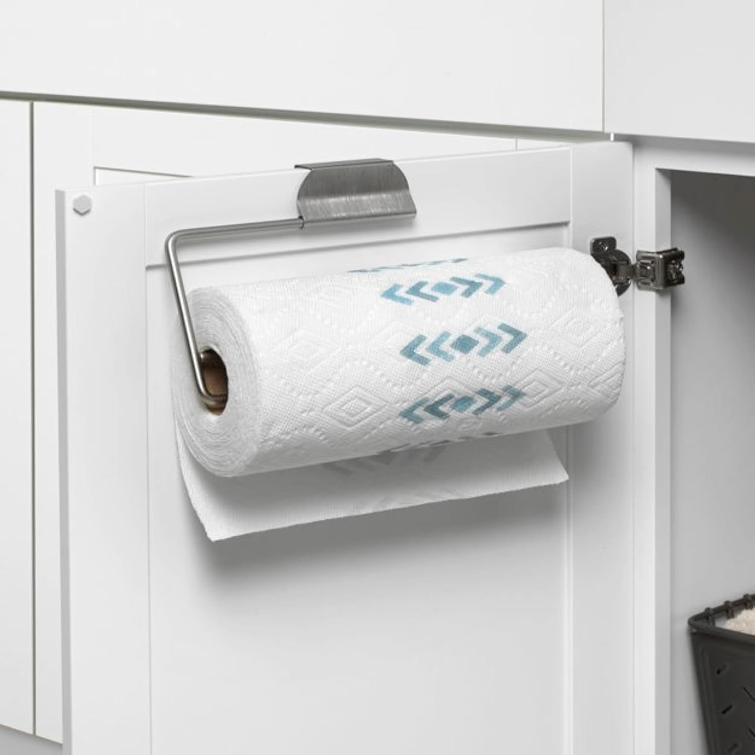 Spectrum Over The Cabinet Paper Towel Holder - Brushed Nickel