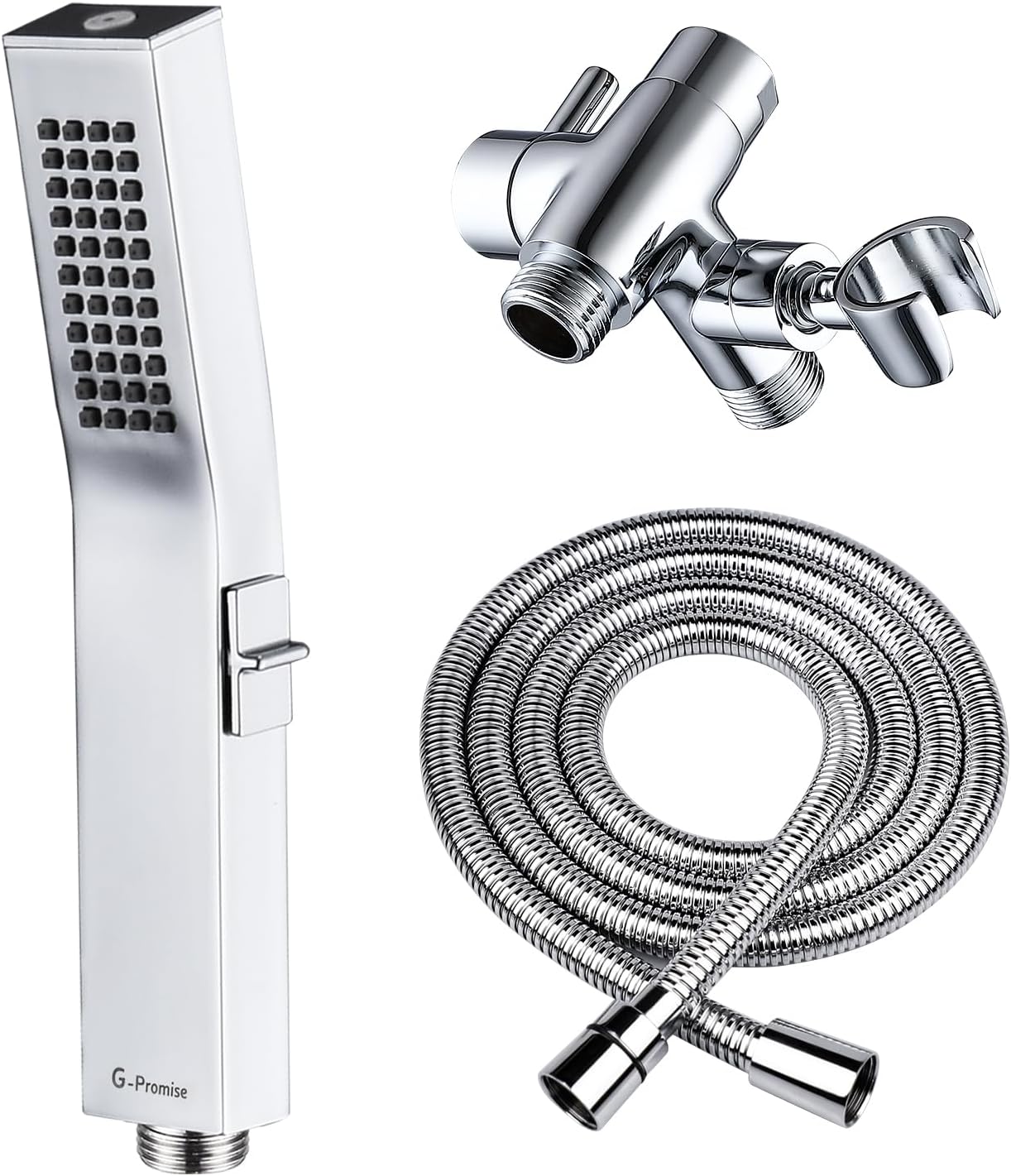 Spray Power Wash 70-Inch Durable Hose Easy Install EVP240 Chrome
