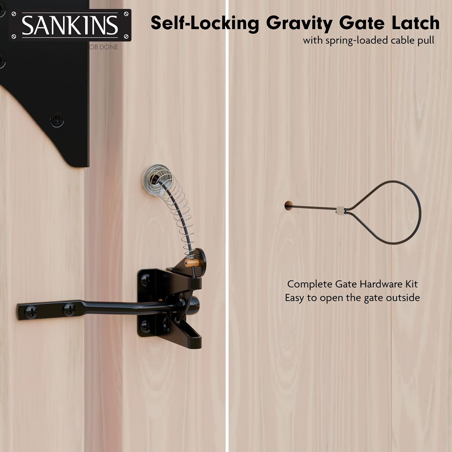 Sankins Anti Sag Gate Frame Kit for Wooden Gates
