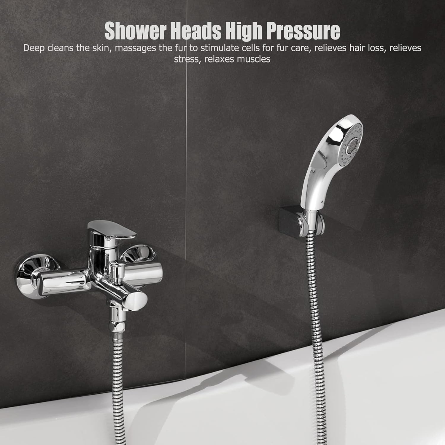 IOROBURO Handheld Shower Head with Massage Function