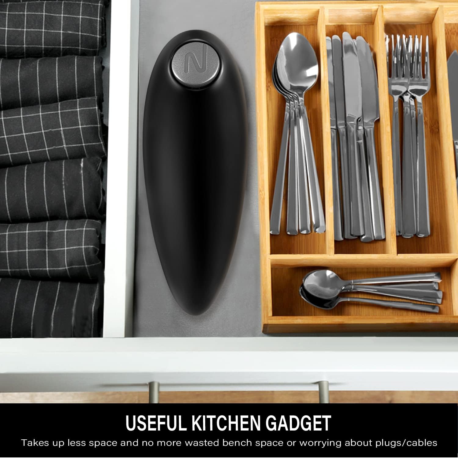 Electric Can Opener One Touch Switch 1
