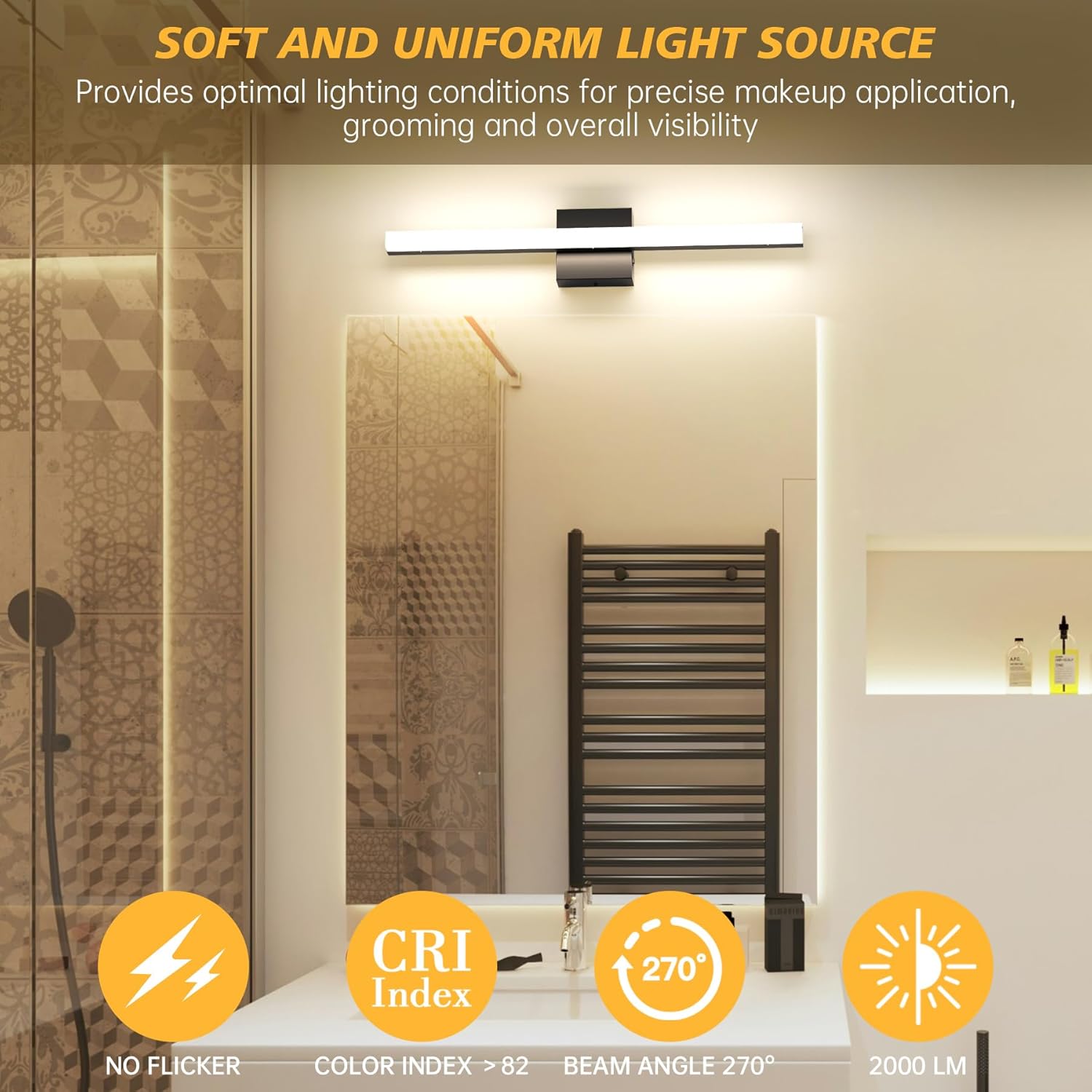 Azhien 236 Inch Dimmable LED Vanity Light Bar