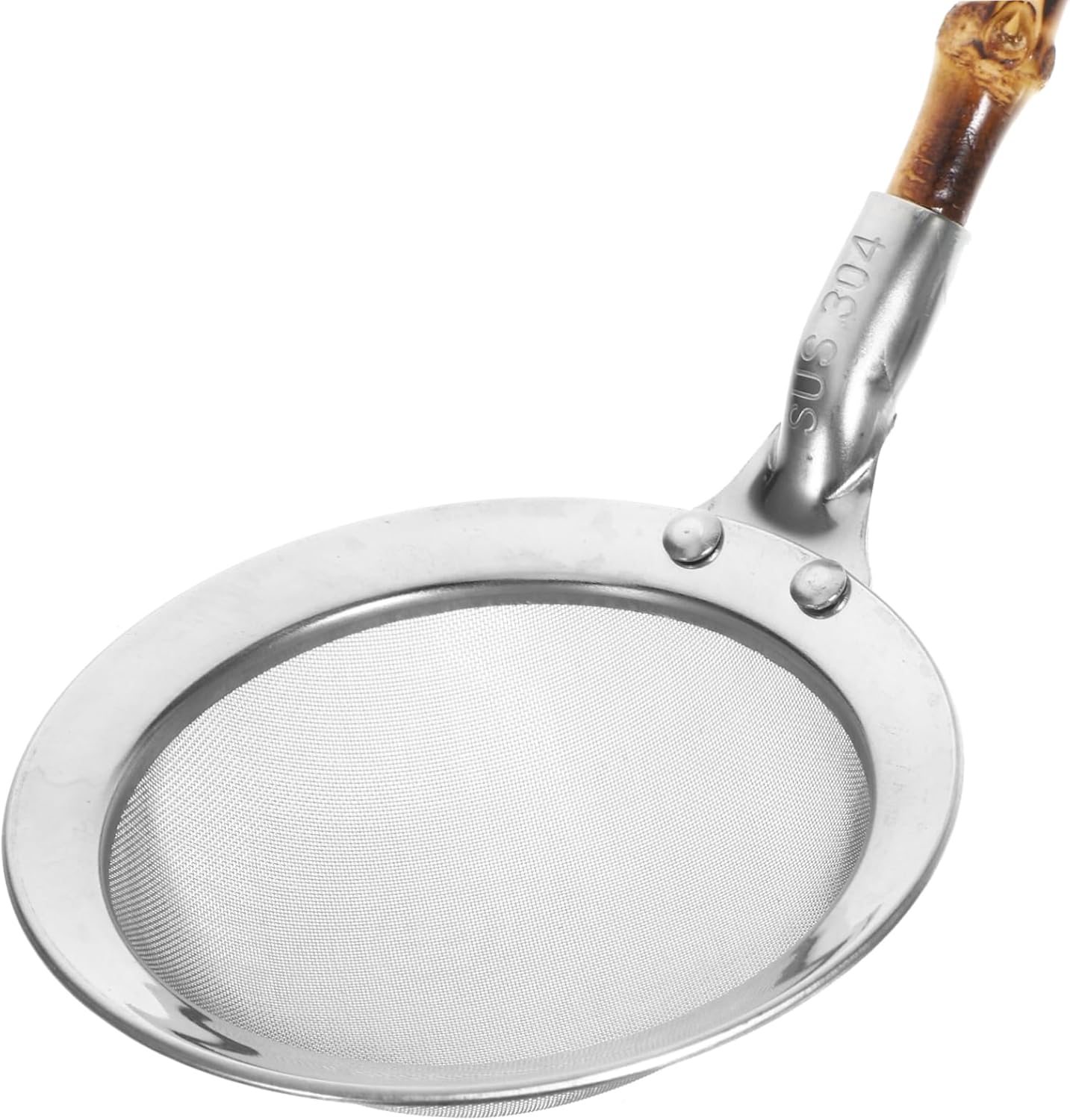 DECHOUS 304 Stainless Steel Skimmer Spoon with Handle