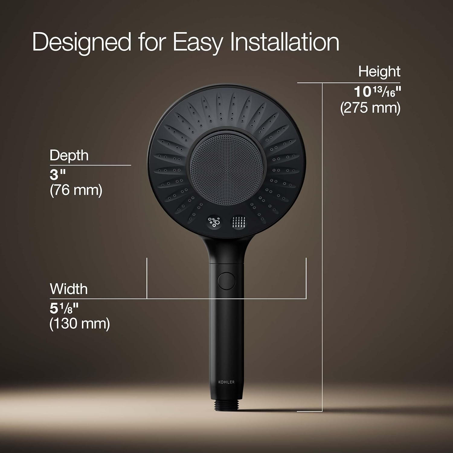 SpaViva Dual-Spray Handheld for a relaxing daily or spa experience
