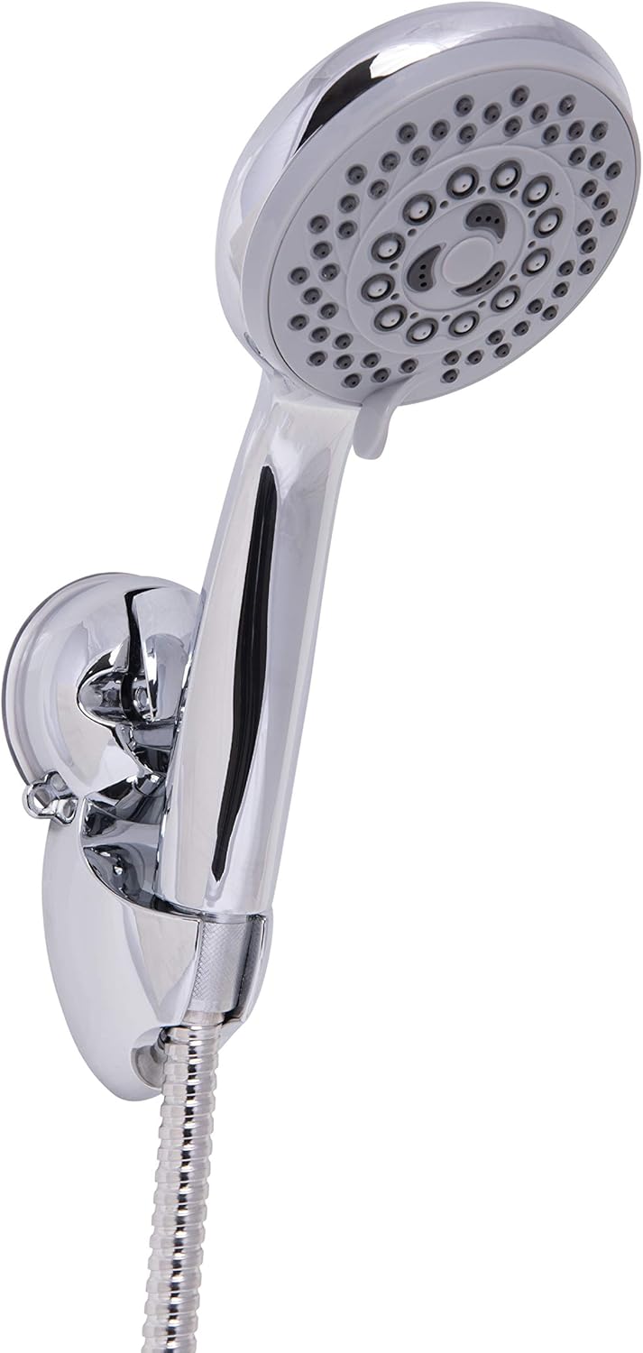 Bath Bliss Dual Shower Head 5 Modes Stainless Steel Wall Mounted