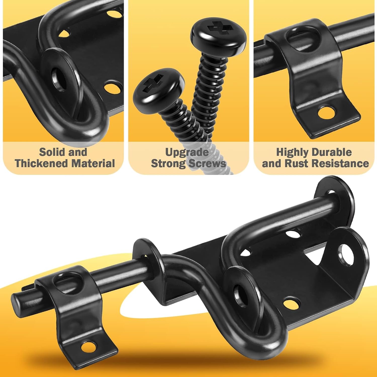 HELEMAN Heavy-Duty Gate Latch