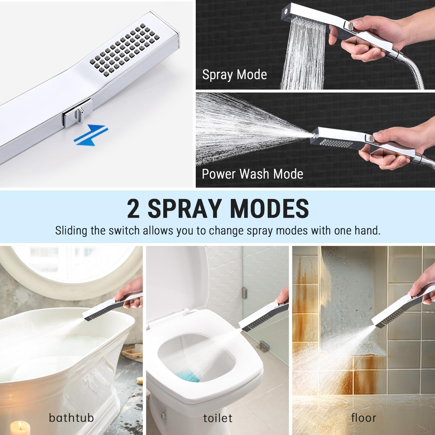 G-Promise All-in-One Handheld Shower System