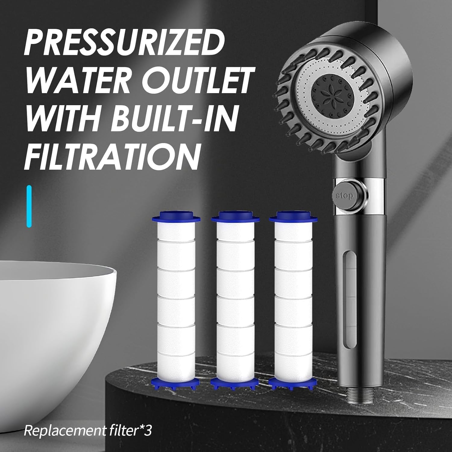 Generic Nuvera Filtered Shower Head