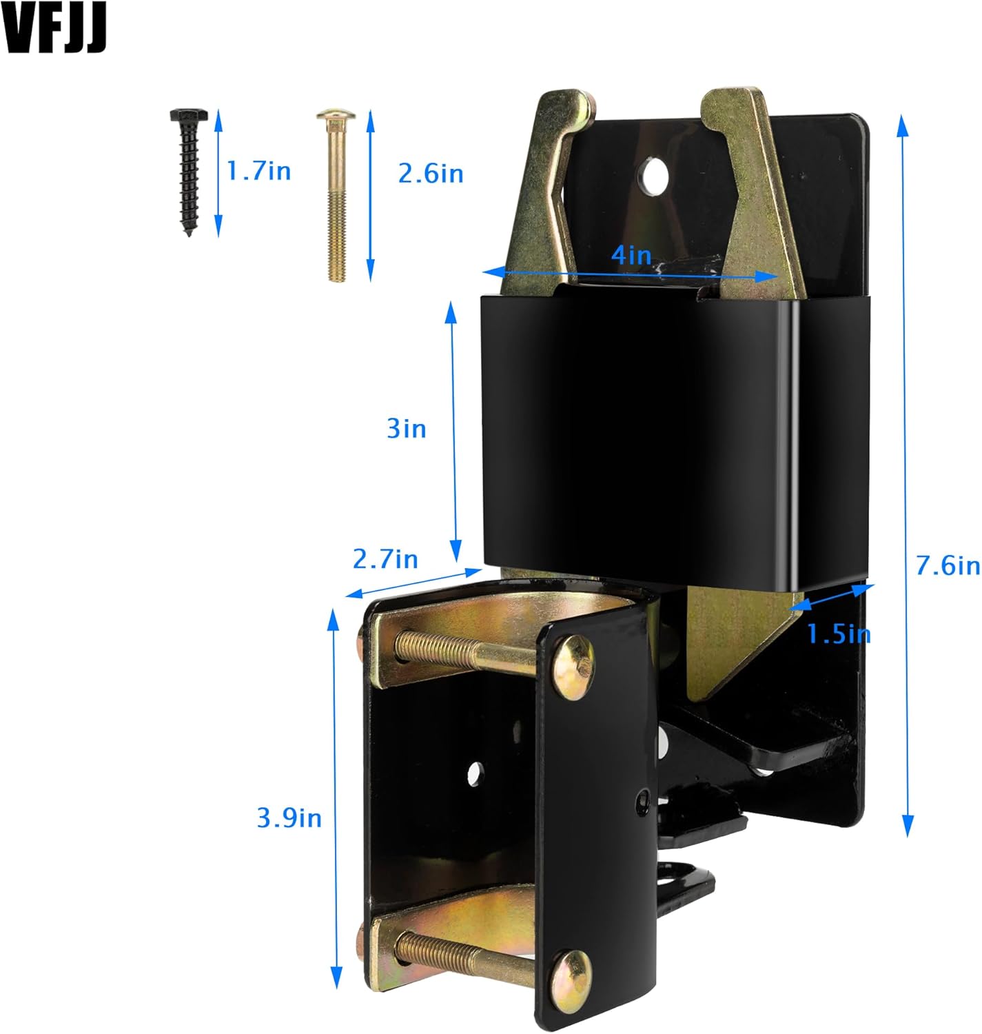 HD Two-Way Farm Gate Latch Lockable Versatile for Cows Livestock Gates