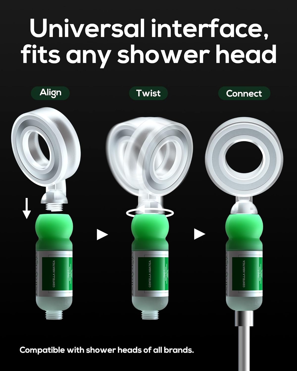 Filtered Aromatherapy Handheld Shower Head