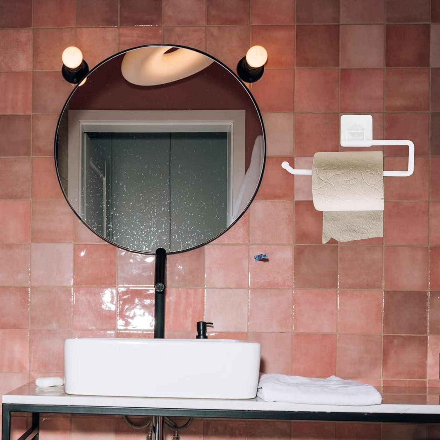 Stylish Wall-Mounted Toilet Paper Holder