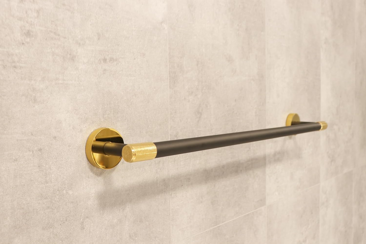 SENMY 24 Inch Luxury Shiny Gold Towel Bar