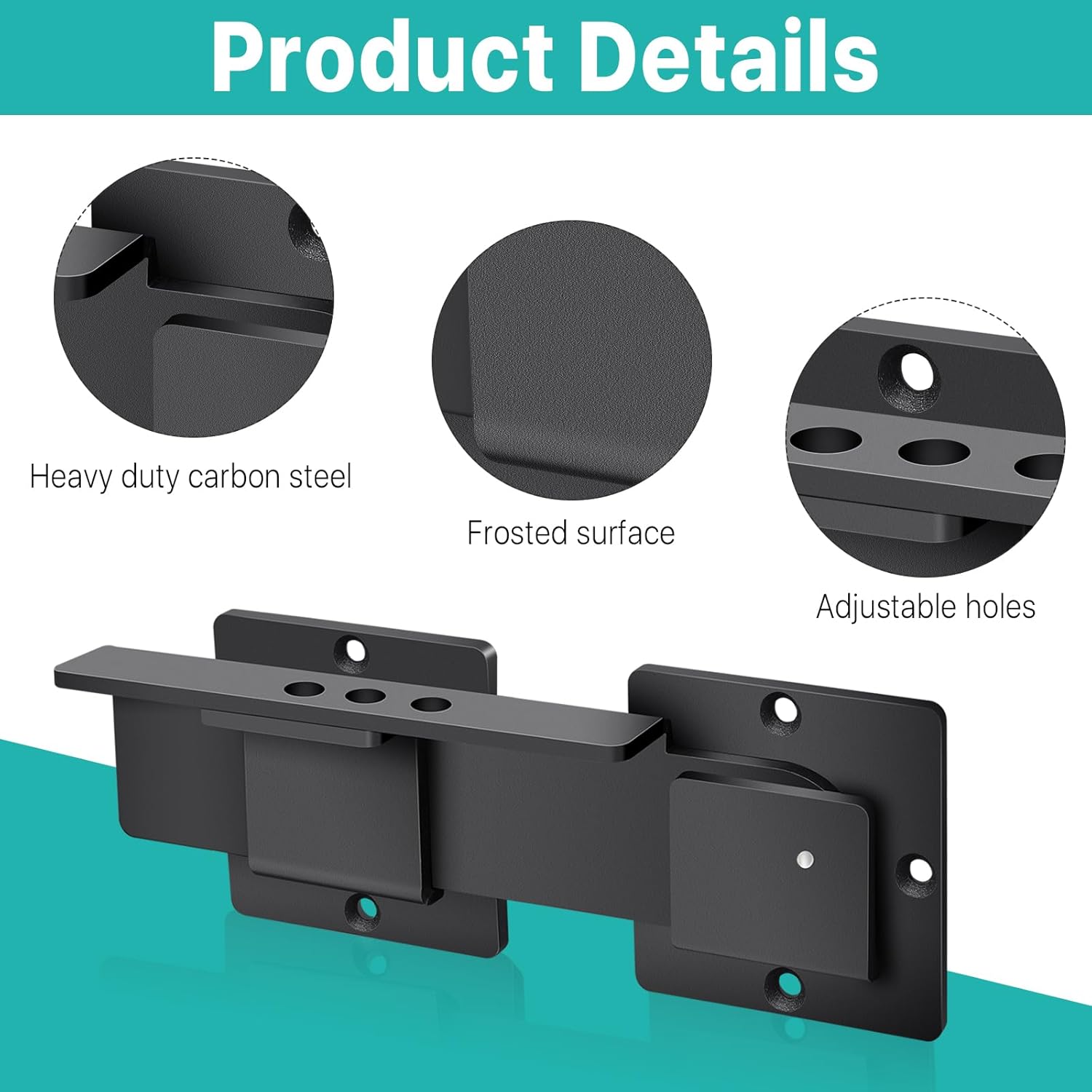 Adjustable Aluminum Alloy Flip Gate Latch Lock