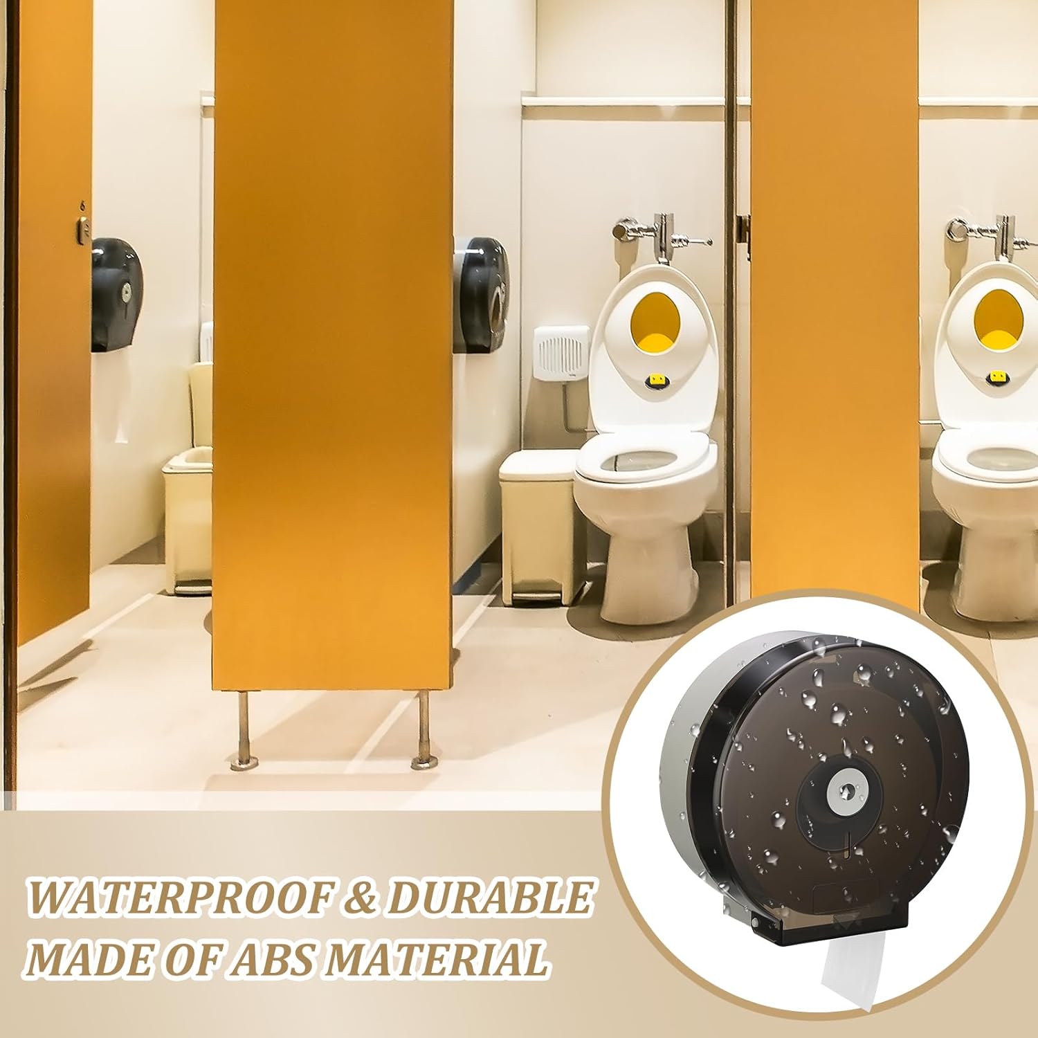 Layhit 6-Pack Wall-Mounted Toilet Paper Dispenser