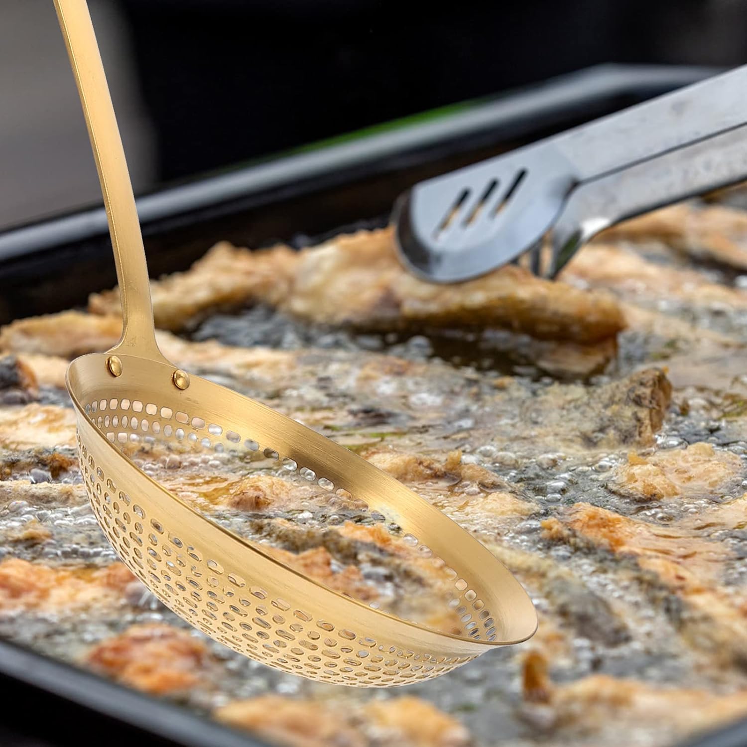 Hemoton 1pc Multi-Function Skimmer Spoon