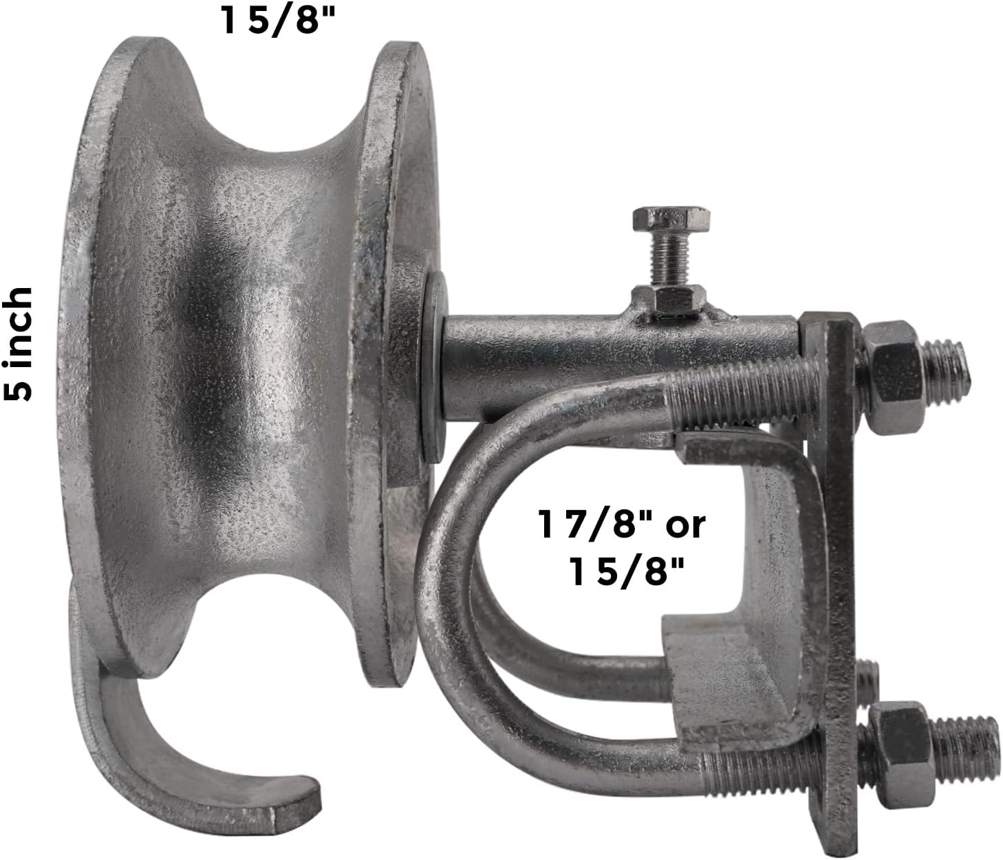 Galvanized Pipe Track Wheel for Gates