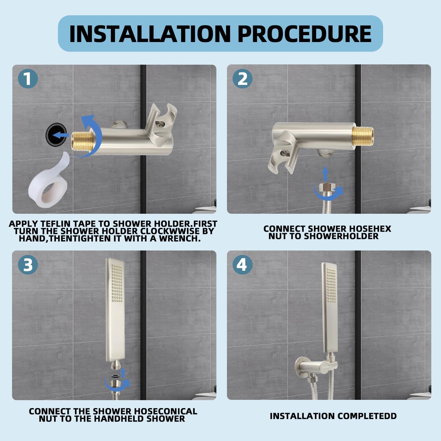 Versatile Handheld Shower Head