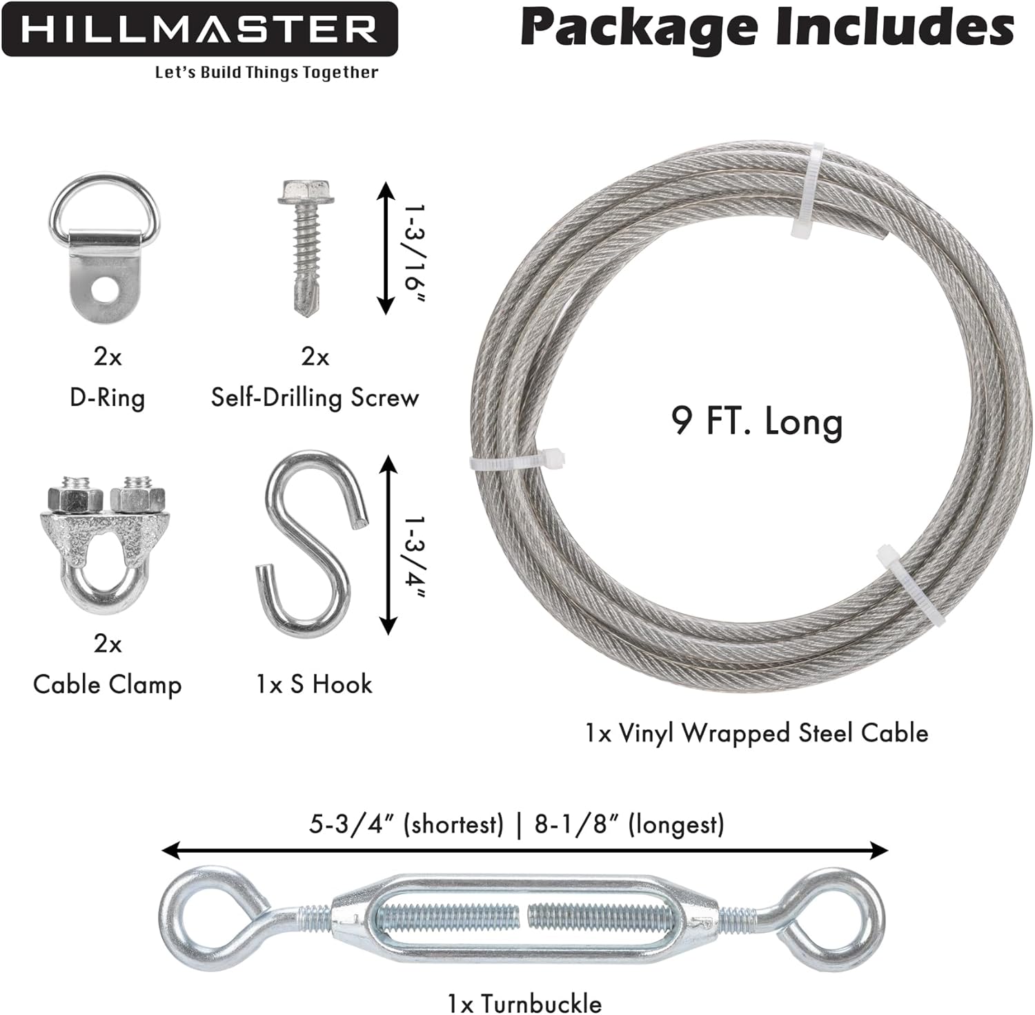 Durable Anti-Sag Gate Kit for Wooden Fences