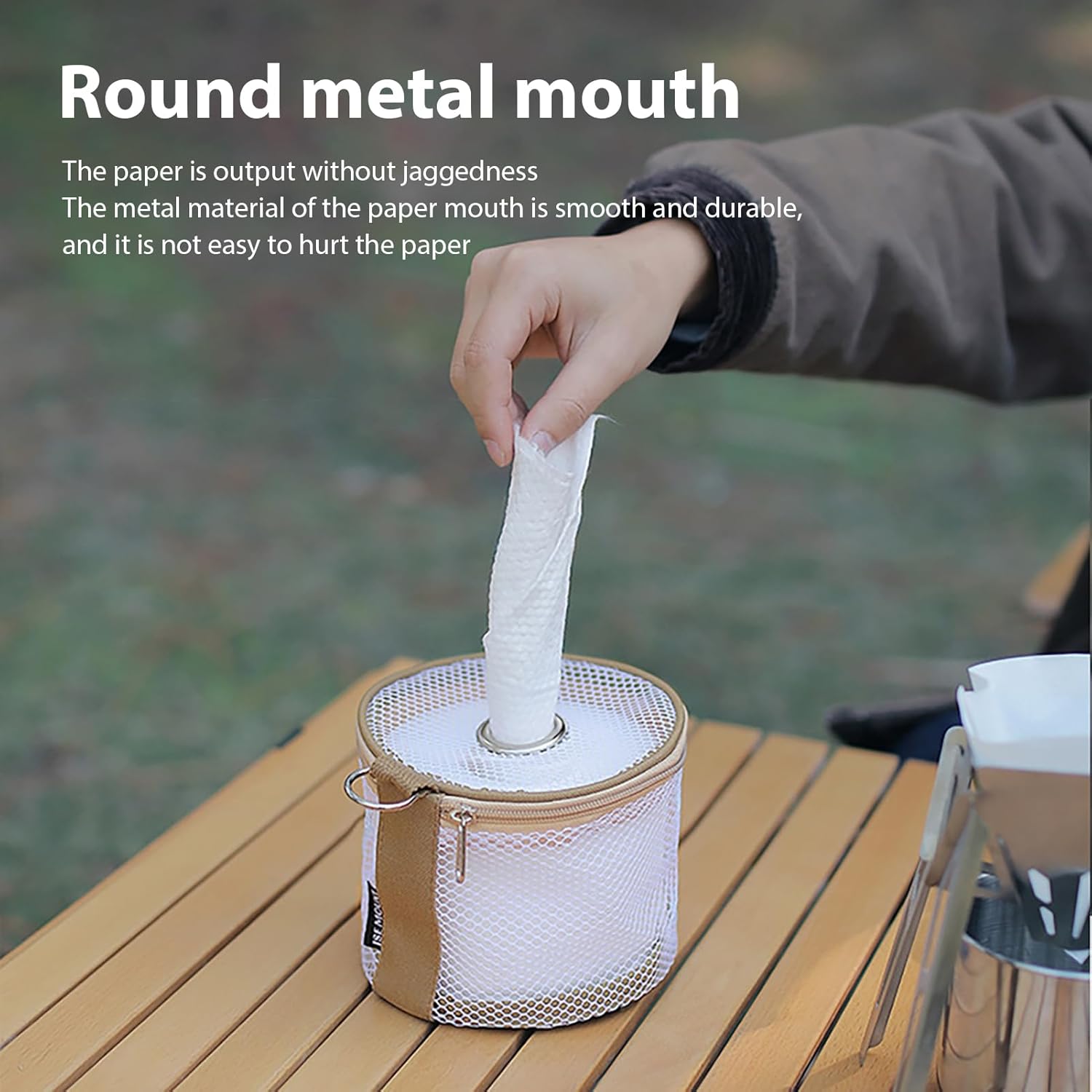 Portable Toilet Paper Holder for Camping