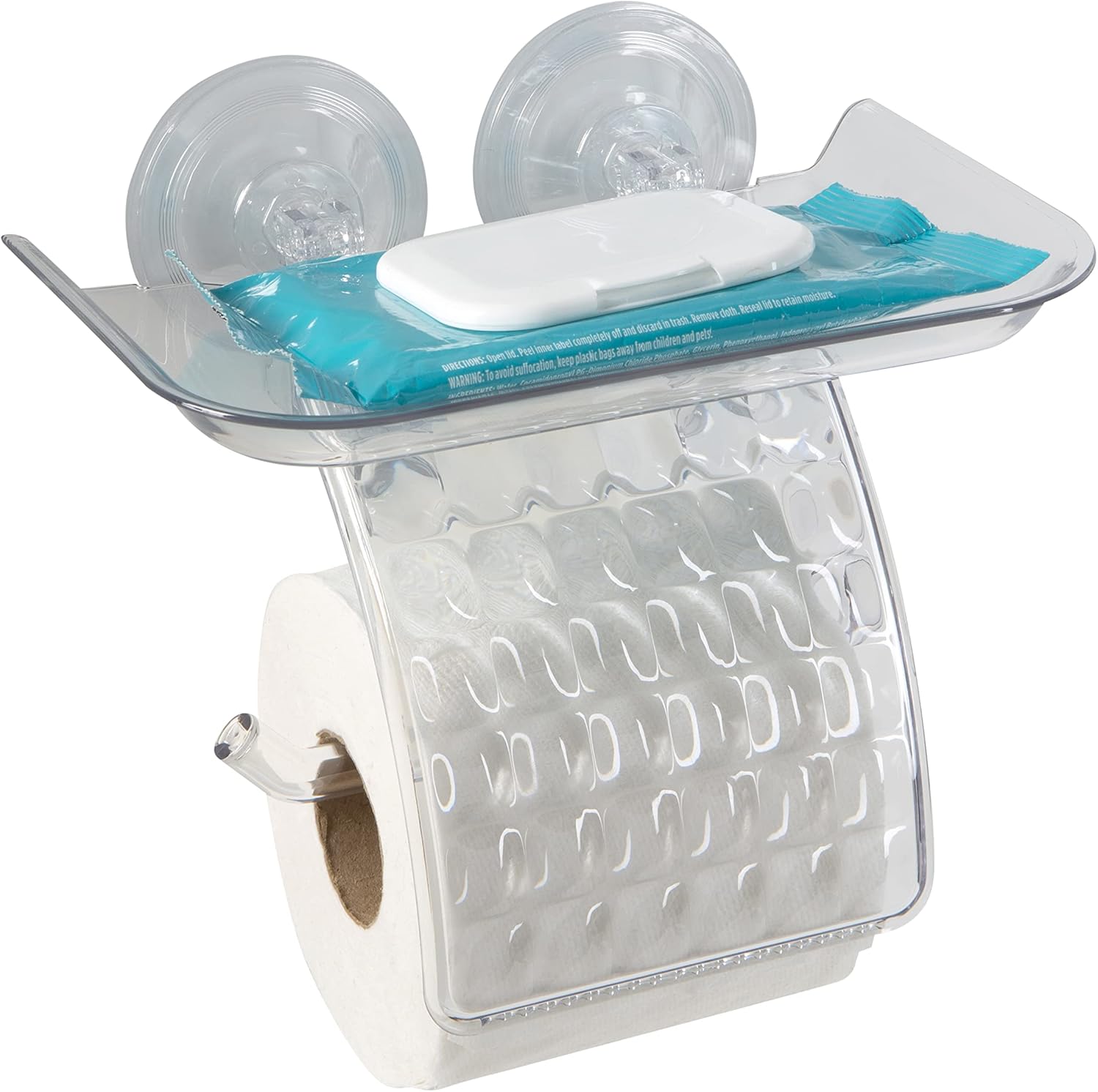 Bath Bliss Suction Cup Toilet Paper Holder