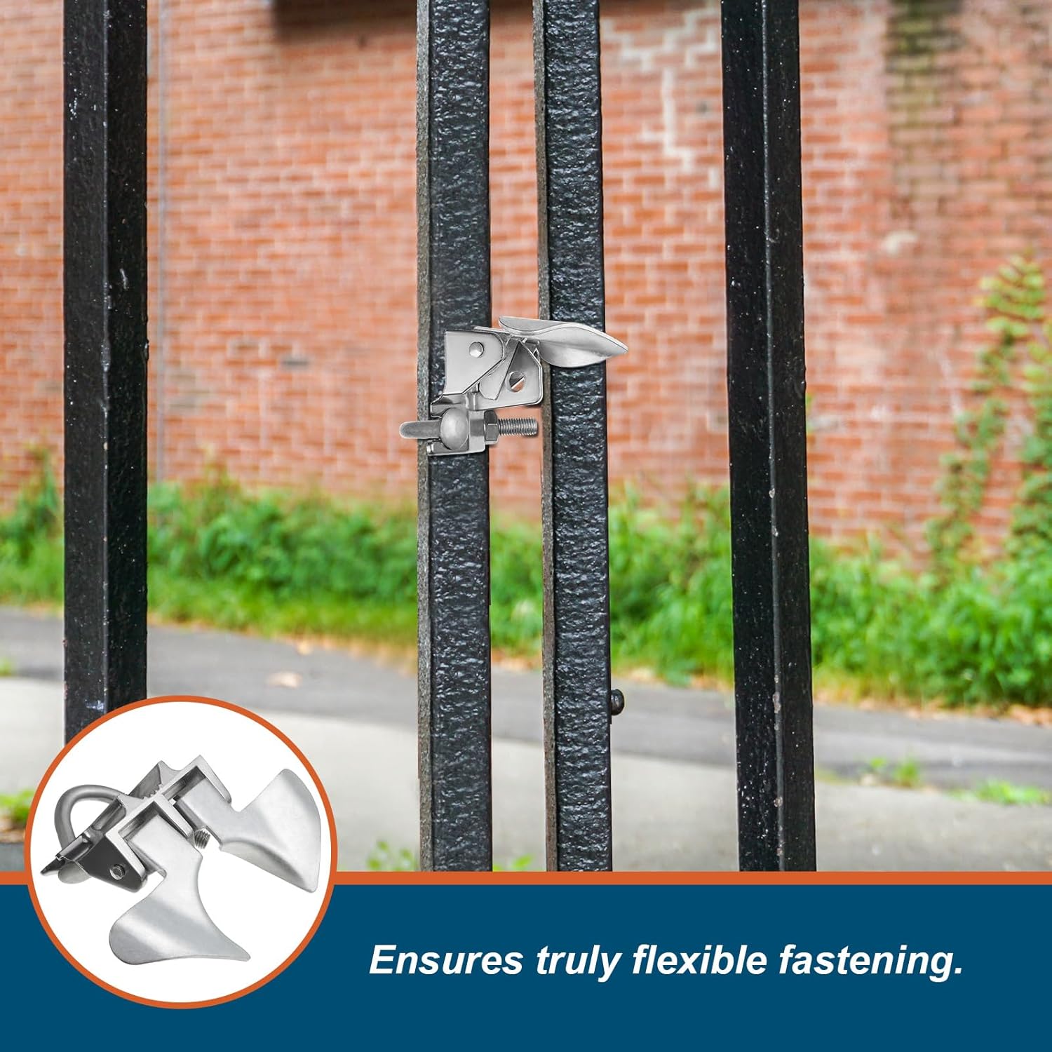 Tandefio 2-Piece Chain Link Gate Latches